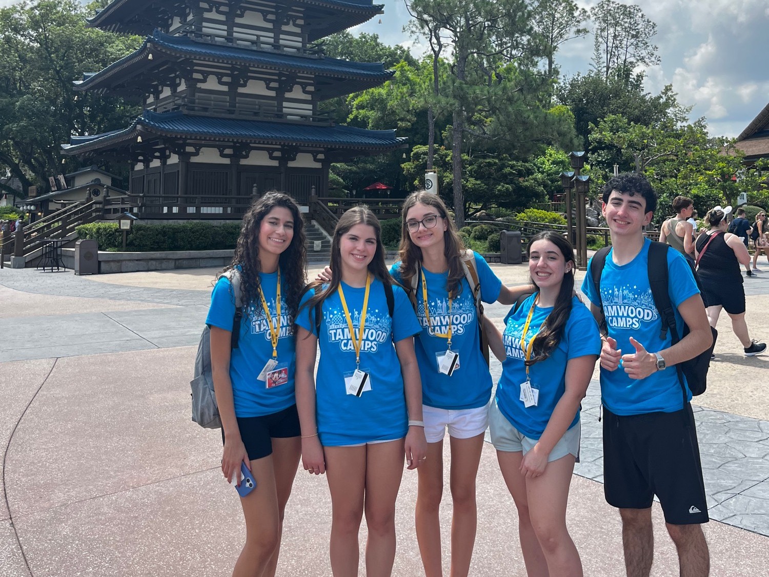 Students travelling with Tamwood